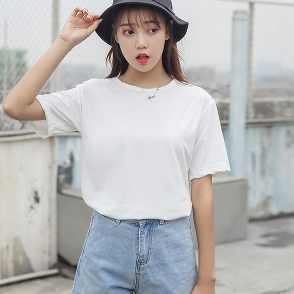 solid cap sleeve color basic women t shirts casual o neck harajuku summer korean hipster white black streetwear girls 
solid cap sleeve color basic women t shirts casual o neck harajuku summer korean hipster white black streetwear girls