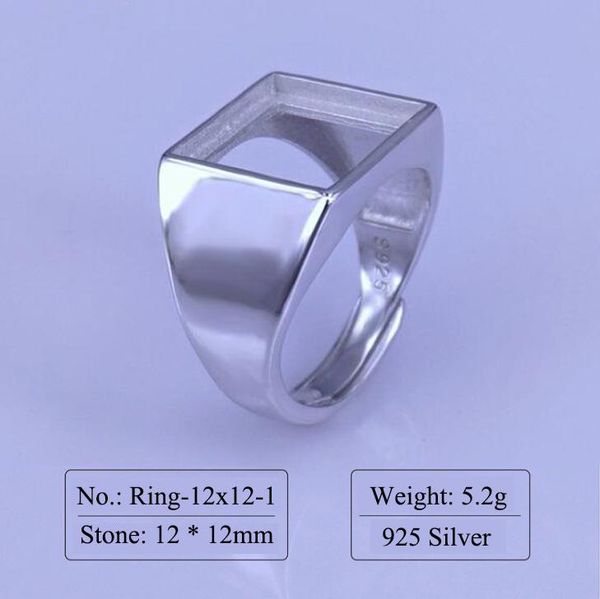 cluster rings fashion silver band ring setiing without stone real 925 sterling semi mount 12mm*12mm center, Golden;silver
cluster rings fashion silver band ring setiing without stone real 925 sterling semi mount 12mm*12mm center, Golden;silver