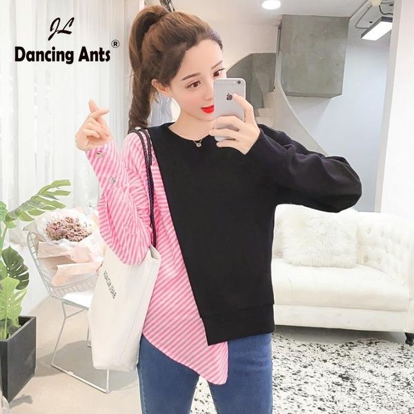 women's hoodies & sweatshirts women asymmetrical o-neck long sleeve patchwork korean slim 2021 female fashion casual striped, Black
women's hoodies & sweatshirts women asymmetrical o-neck long sleeve patchwork korean slim 2021 female fashion casual striped, Black