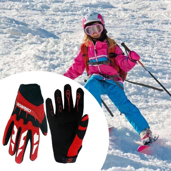 1pair winter skate sports outdoor waterproof riding full finger kids cycling gloves shockproof wear resistant elastic protective, Black
1pair winter skate sports outdoor waterproof riding full finger kids cycling gloves shockproof wear resistant elastic protective, Black