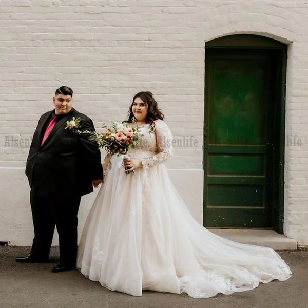 plus size wedding dress a line beach summer lace big bridal gowns long sleeves wedding party gown, White
plus size wedding dress a line beach summer lace big bridal gowns long sleeves wedding party gown, White