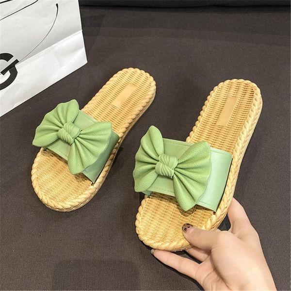slippers 2021 korean style female summer fashion bow tie all-match outer wear sandals indoor bathroom bath non-slip flip flops, Black
slippers 2021 korean style female summer fashion bow tie all-match outer wear sandals indoor bathroom bath non-slip flip flops, Black