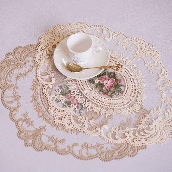 mats & pads 1pcs for dining table embroidery craft placemat european style lace insulation plate mat anti-scald
mats & pads 1pcs for dining table embroidery craft placemat european style lace insulation plate mat anti-scald
