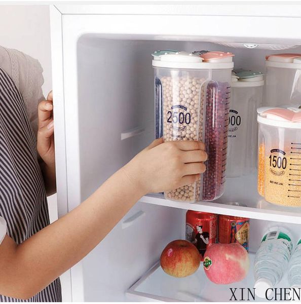 kitchen storage box supplies grain tank moisture-proof sealed transparent organizers bottles & jars
kitchen storage box supplies grain tank moisture-proof sealed transparent organizers bottles & jars