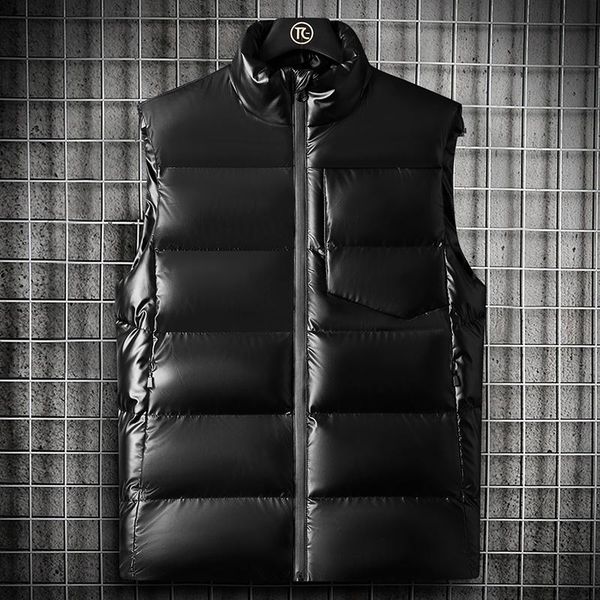 men's vests autumn winter vest men coat bright face fashion student warm glossy cotton thick windproof, Black;white
men's vests autumn winter vest men coat bright face fashion student warm glossy cotton thick windproof, Black;white