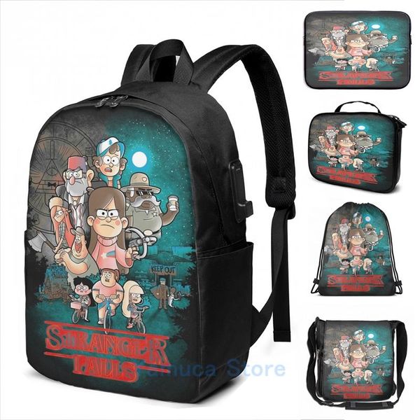 backpack funny graphic print stranger falls usb charge men school bags women bag travel laptop
backpack funny graphic print stranger falls usb charge men school bags women bag travel laptop