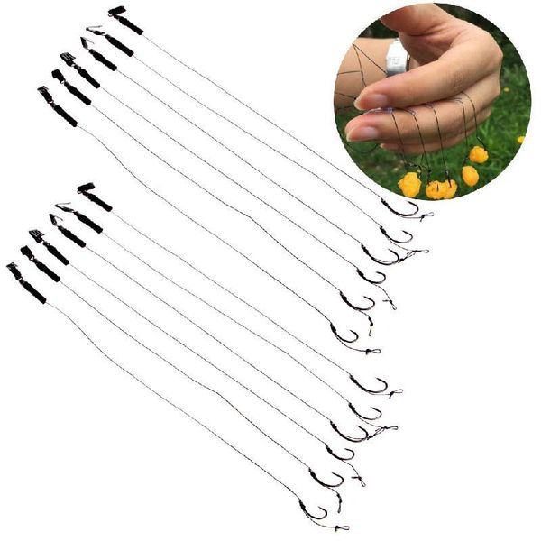 6pcs barbless size 6 8 10 carp fishing hook tackle hair rigs accessories tackles hooks
6pcs barbless size 6 8 10 carp fishing hook tackle hair rigs accessories tackles hooks