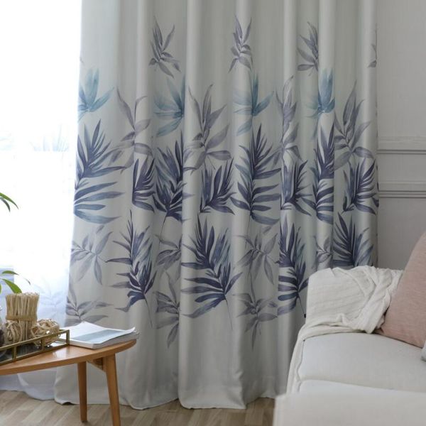 curtain & drapes northern european style fresh shade simple modern bedroom warm ink curtains for living room blue green printed leaves
curtain & drapes northern european style fresh shade simple modern bedroom warm ink curtains for living room blue green printed leaves