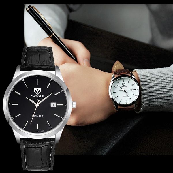 wristwatches classic watch men quartz waterproof brand metal case business sport leather wristwatch reloj hombre, Slivery;brown
wristwatches classic watch men quartz waterproof brand metal case business sport leather wristwatch reloj hombre, Slivery;brown