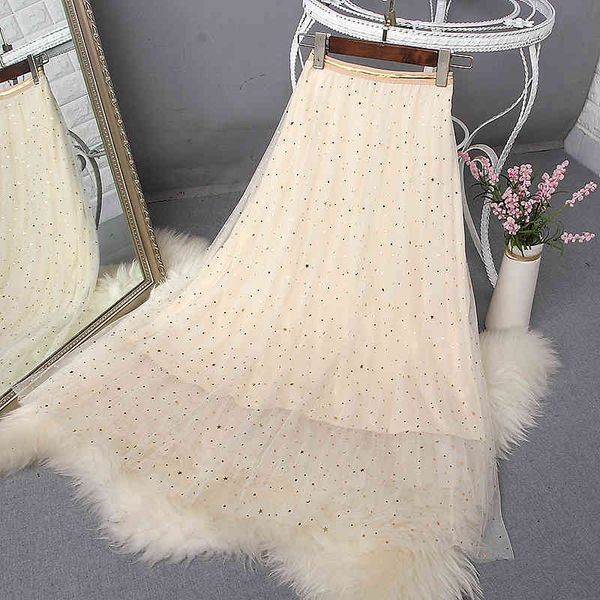 skirts spring woman high waist sequins mesh skirt women a-line pleated kawaii solid mujer faldas femme jupes outwear h26z, Black
skirts spring woman high waist sequins mesh skirt women a-line pleated kawaii solid mujer faldas femme jupes outwear h26z, Black