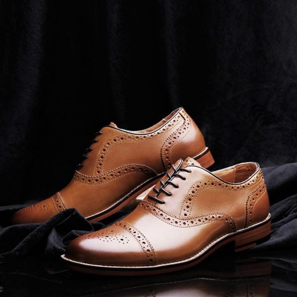 summer brand british style brougue men shoes luxury genuine leather wedding for lace-up male formal dress, Black
summer brand british style brougue men shoes luxury genuine leather wedding for lace-up male formal dress, Black