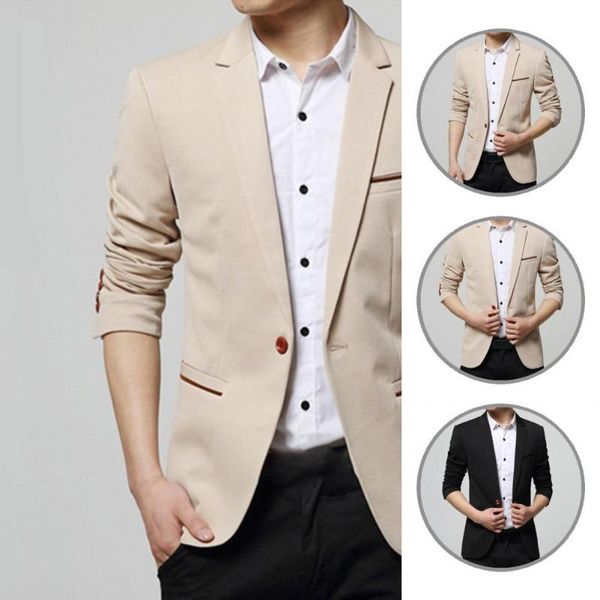 men's jackets casual stylish non-iron business man coat fit suit jacket solid color for emcee, Black;brown
men's jackets casual stylish non-iron business man coat fit suit jacket solid color for emcee, Black;brown