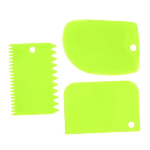 baking & pastry tools 10*3pcs plastic dough icing fondant scraper plain smooth jagged edge spatula cutters random color
baking & pastry tools 10*3pcs plastic dough icing fondant scraper plain smooth jagged edge spatula cutters random color