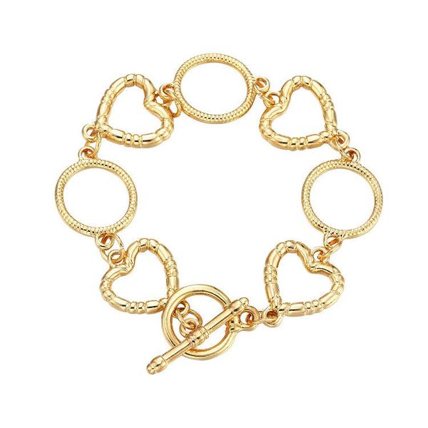 charm bracelets creative hand decoration alloy bracelet simple love circle fashion women ot buckle gold plated, Golden;silver
charm bracelets creative hand decoration alloy bracelet simple love circle fashion women ot buckle gold plated, Golden;silver