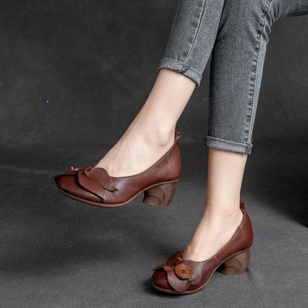 dress shoes rushiman women pumps lady 5cm high heels handmade genuine leather 2021 autumn vintage work, Black
dress shoes rushiman women pumps lady 5cm high heels handmade genuine leather 2021 autumn vintage work, Black