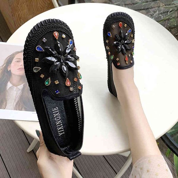 dress shoes lucyever crystal luxury loafers women summer breathable mesh soft bottom ballet flat mujer comfort slip-on casual aeog, Black
dress shoes lucyever crystal luxury loafers women summer breathable mesh soft bottom ballet flat mujer comfort slip-on casual aeog, Black