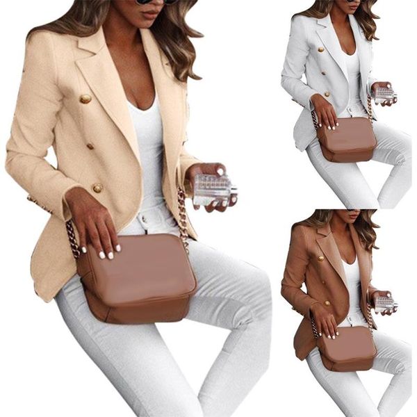 women's suits & blazers plus size women suit jacket autumn solid color lapel long sleeve office business blazer coat, White;black
women's suits & blazers plus size women suit jacket autumn solid color lapel long sleeve office business blazer coat, White;black