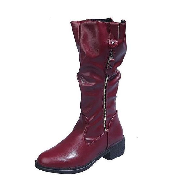 boots brand women shoes side zipper knee high fashion footwear warm non-slip ladies botas de mujer 522k, Black
boots brand women shoes side zipper knee high fashion footwear warm non-slip ladies botas de mujer 522k, Black