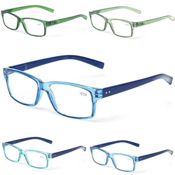 sunglasses boncamor reading glasses spring hinge design hd reader eyeglasses diopter 0-600, White;black
sunglasses boncamor reading glasses spring hinge design hd reader eyeglasses diopter 0-600, White;black