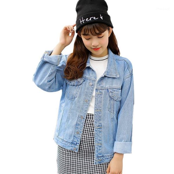 women's jackets 2021 fashion women denim jacket coat washed vintage autumn jeans for coats, Black;brown
women's jackets 2021 fashion women denim jacket coat washed vintage autumn jeans for coats, Black;brown