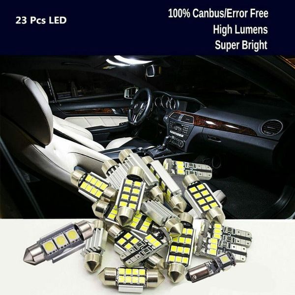 emergency lights 23pcs led car lamp interior bulb kit inside light dome map trunk license plate for reading
emergency lights 23pcs led car lamp interior bulb kit inside light dome map trunk license plate for reading