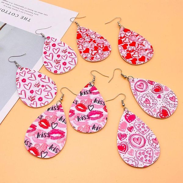 dangle & chandelier 12 pairs valentine day leather earrings women heart print teardrop kit t4md, Silver
dangle & chandelier 12 pairs valentine day leather earrings women heart print teardrop kit t4md, Silver