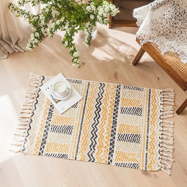 carpets nordic style cotton and linen tassel floor mats simple geometric pattern home bedside carpet living room comfortable soft
carpets nordic style cotton and linen tassel floor mats simple geometric pattern home bedside carpet living room comfortable soft