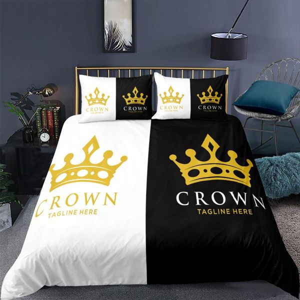 bedding sets 3d luxury golden crown double bed linen for home cartoon duvet cover 200x220 adults
bedding sets 3d luxury golden crown double bed linen for home cartoon duvet cover 200x220 adults