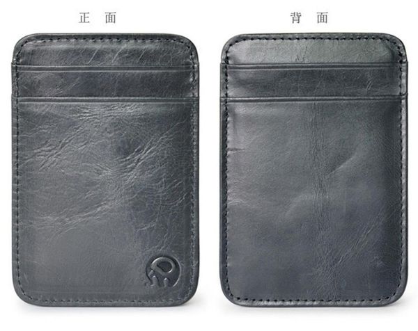 card holders slim holder mini wallet id case purse bag pouch black business bags box for men t612, Brown;gray
card holders slim holder mini wallet id case purse bag pouch black business bags box for men t612, Brown;gray