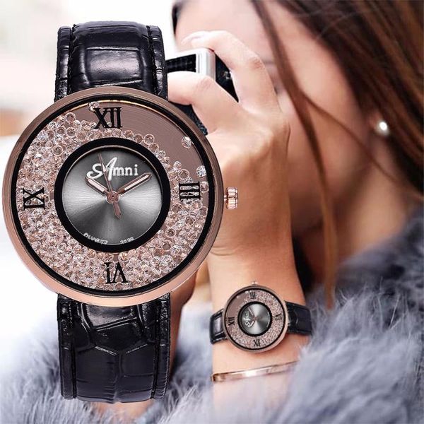 wristwatches fashion women rhinestone watches luxury leather quartz gift clock relogio feminino drop, Slivery;brown
wristwatches fashion women rhinestone watches luxury leather quartz gift clock relogio feminino drop, Slivery;brown