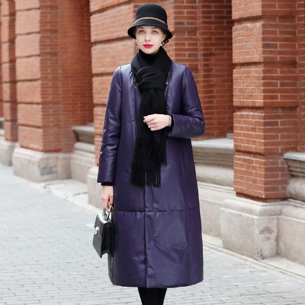 women's leather & faux super quality genuine sheepskin jackets women 90% white duck down coat female warm clothing ropa mujer zjt2087, Black
women's leather & faux super quality genuine sheepskin jackets women 90% white duck down coat female warm clothing ropa mujer zjt2087, Black