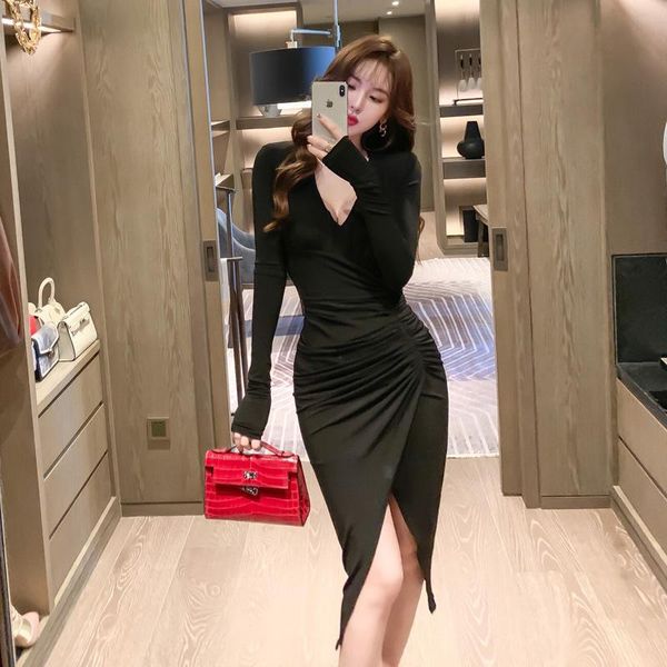 casual dresses plus size 2021 summer woman long sleeve deep vneck split dress black ruched corset sun for women korean, Black;gray
casual dresses plus size 2021 summer woman long sleeve deep vneck split dress black ruched corset sun for women korean, Black;gray