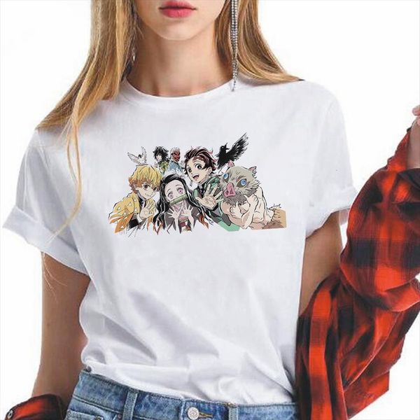 demon slayer graphic streetwear kimetsu women no yaiba clothes japanese female anime tees, White
demon slayer graphic streetwear kimetsu women no yaiba clothes japanese female anime tees, White