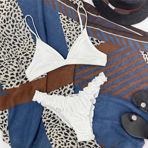 women's swimwear fashion personality pants bikini beach two-price swimsuit women set 2021 woman, White;black
women's swimwear fashion personality pants bikini beach two-price swimsuit women set 2021 woman, White;black