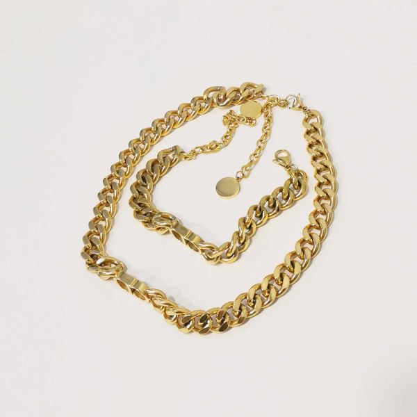 luxury designer jewelry women chokers necklaces gold cuban chains for men with d pendant stainless steel bracelet earrings set fashion style, Golden;silver
luxury designer jewelry women chokers necklaces gold cuban chains for men with d pendant stainless steel bracelet earrings set fashion style, Golden;silver