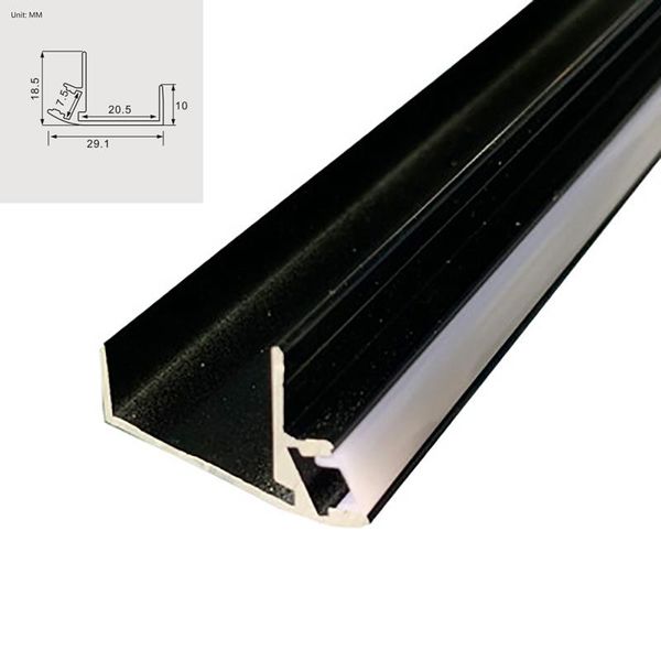 cabinet light led strip 45 front oblique lighting 18mm wide board aluminum splint for display bookcase sideboard locker
cabinet light led strip 45 front oblique lighting 18mm wide board aluminum splint for display bookcase sideboard locker