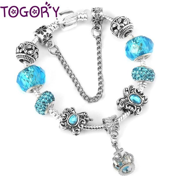 charm bracelets togory silver plated with crown pendant beads bangles for women men diy jewelry gift, Golden;silver
charm bracelets togory silver plated with crown pendant beads bangles for women men diy jewelry gift, Golden;silver