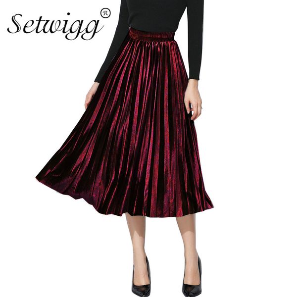 skirts korean style winter pleuche a-line long stretch waisted elegant veet mid-calf pleated skirts sg2922, Black
skirts korean style winter pleuche a-line long stretch waisted elegant veet mid-calf pleated skirts sg2922, Black
