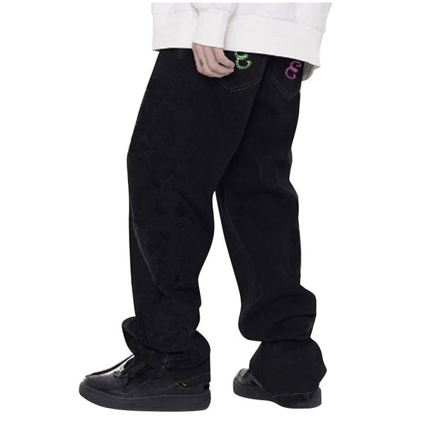 men's jeans retro pocket print straight cargo pants men and women oversize trousers harajuku streetwear casual denim #t2g, Blue
men's jeans retro pocket print straight cargo pants men and women oversize trousers harajuku streetwear casual denim #t2g, Blue