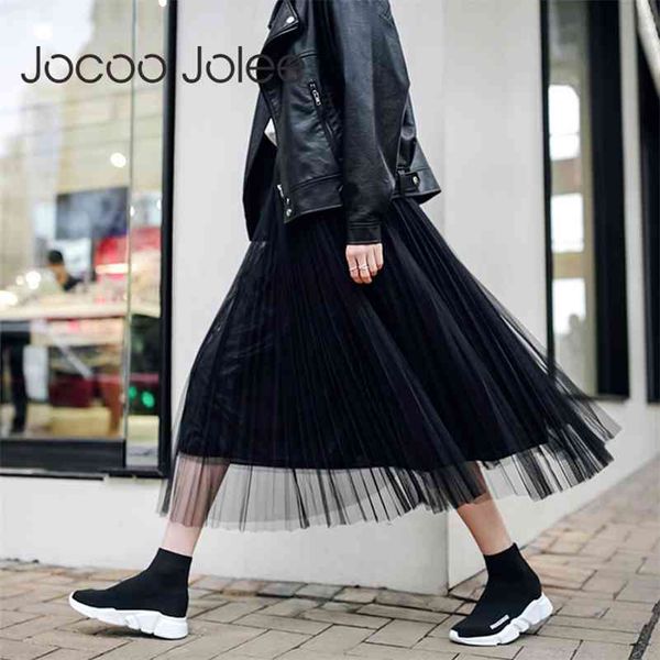 gothic style lace long elegant mesh pleated a line korean chic all-match midi skirts high waist skirt 210416, Black
gothic style lace long elegant mesh pleated a line korean chic all-match midi skirts high waist skirt 210416, Black