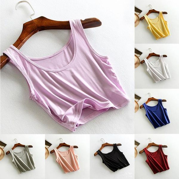 summer women tank slim render short sleeveless u crop solid black white crop vest tube 10 color
summer women tank slim render short sleeveless u crop solid black white crop vest tube 10 color