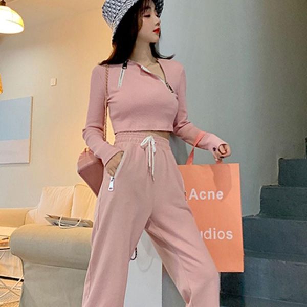 women's t-shirt women zipper fashion korean solid color slim long-sleeved wild short style, White
women's t-shirt women zipper fashion korean solid color slim long-sleeved wild short style, White