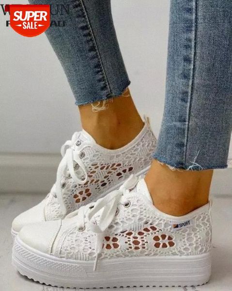 women shoes 2020 fashion summer casual white cutouts lace canvas hollow breathable platform flat woman sneakers #eh21
women shoes 2020 fashion summer casual white cutouts lace canvas hollow breathable platform flat woman sneakers #eh21