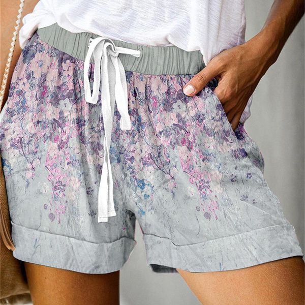 women's shorts floral printed high elasticity waist breathable quick drying loose casual summer sports beach j55, White;black
women's shorts floral printed high elasticity waist breathable quick drying loose casual summer sports beach j55, White;black