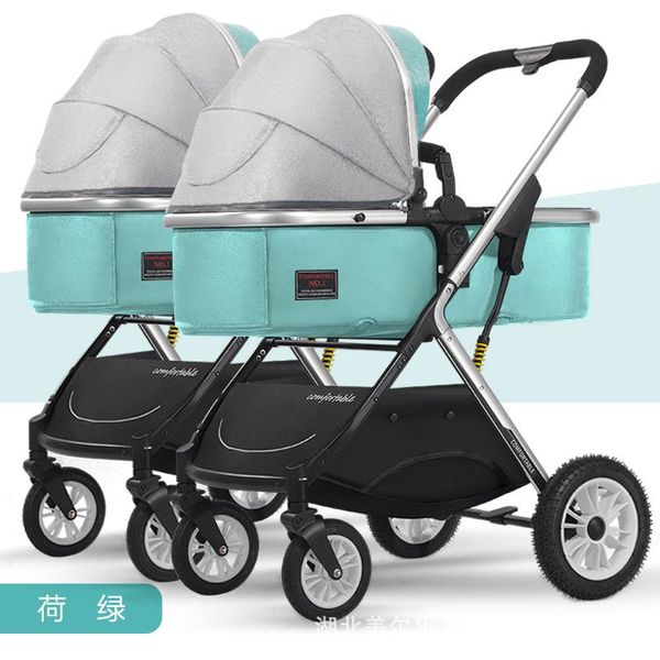strollers# twin stroller baby can sit and reclining pram high landscape lightweight foldable cart be detached
strollers# twin stroller baby can sit and reclining pram high landscape lightweight foldable cart be detached