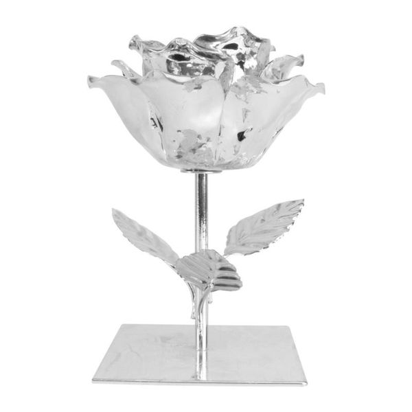 candle holders 1pc decorative tealight holder iron art rose flower shaped stand deskcandlestick (silver)
candle holders 1pc decorative tealight holder iron art rose flower shaped stand deskcandlestick (silver)