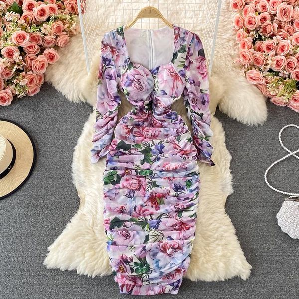 casual dresses 2021 summer runway women ruched sheath mesh dress bodycon square collar rose floral print elegant party vestidos n66838, Black;gray
casual dresses 2021 summer runway women ruched sheath mesh dress bodycon square collar rose floral print elegant party vestidos n66838, Black;gray