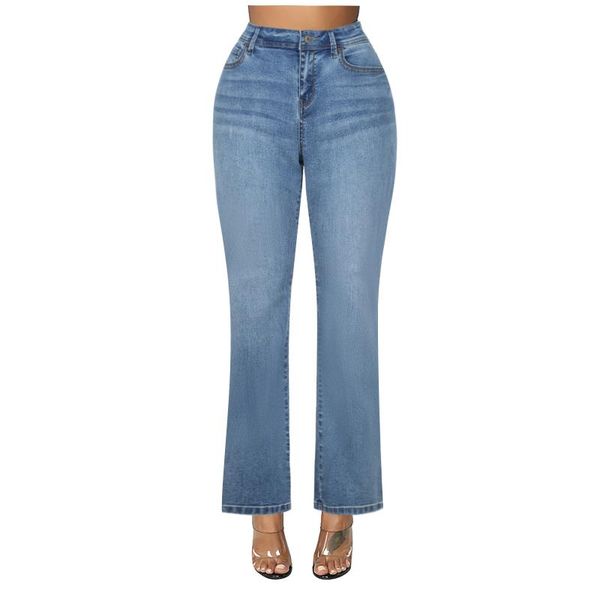 jaycosin jeans women 2021 fashion button pocket high waist denim pants casual flared trousers urbano pantalones women's, Blue
jaycosin jeans women 2021 fashion button pocket high waist denim pants casual flared trousers urbano pantalones women's, Blue