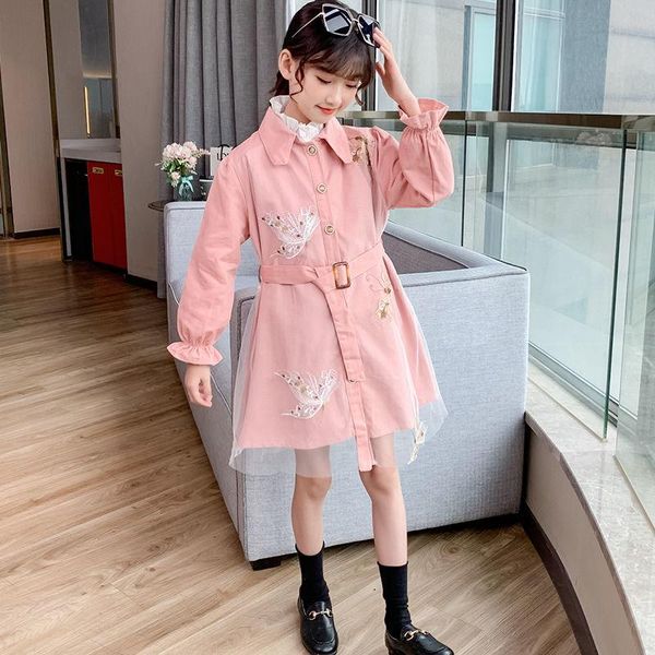 coat girls spring autumn jackets 2021 in the big children long princess windbreaker korean style childrens fashion, Blue;gray
coat girls spring autumn jackets 2021 in the big children long princess windbreaker korean style childrens fashion, Blue;gray