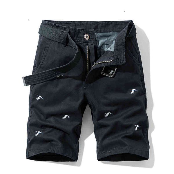men's pants summer casual shorts loose five-point cotton sports outdoor jo 3odu, Black